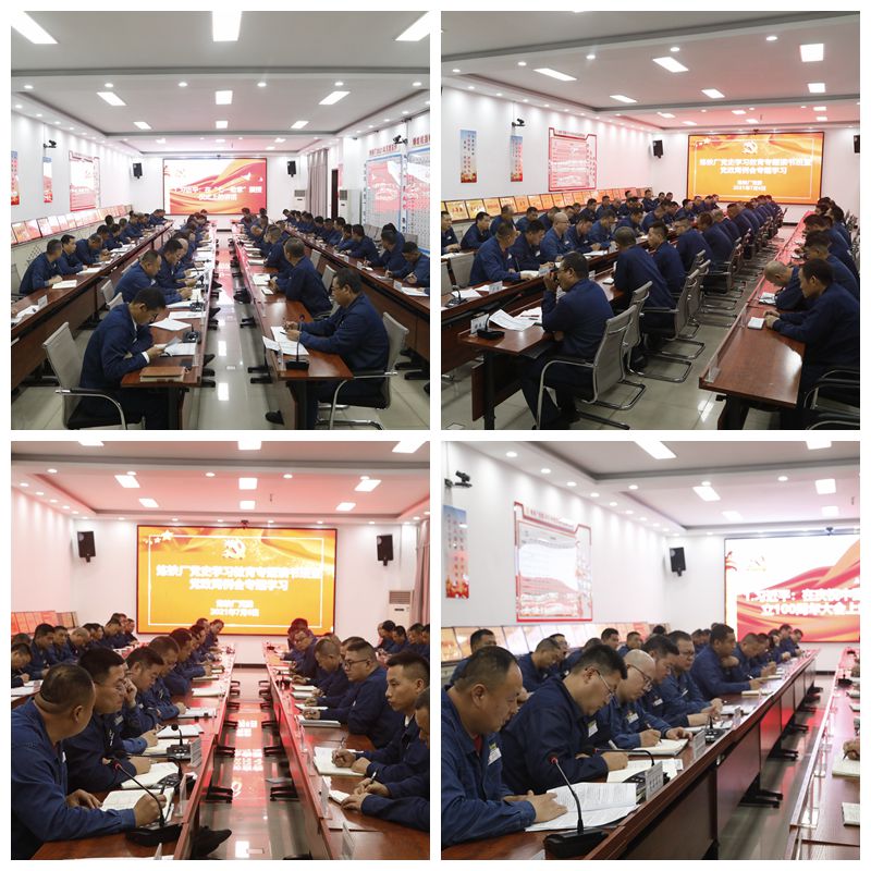 7月6日，炼铁厂党委操纵视频会情势构造党委及各支部召开党史进修教导专题念书班